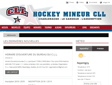 Tablet Screenshot of hockey-cll.org